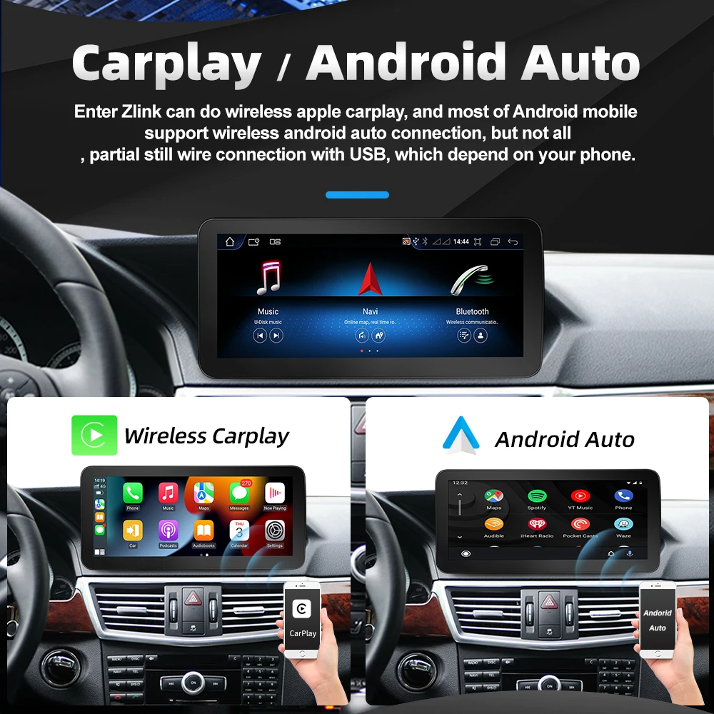 Car radio Digital cluster for Mecerdes Benz C W204 2007-2014 Android Radio Multimedia Video Head Unit Car GPS Navigation Screen