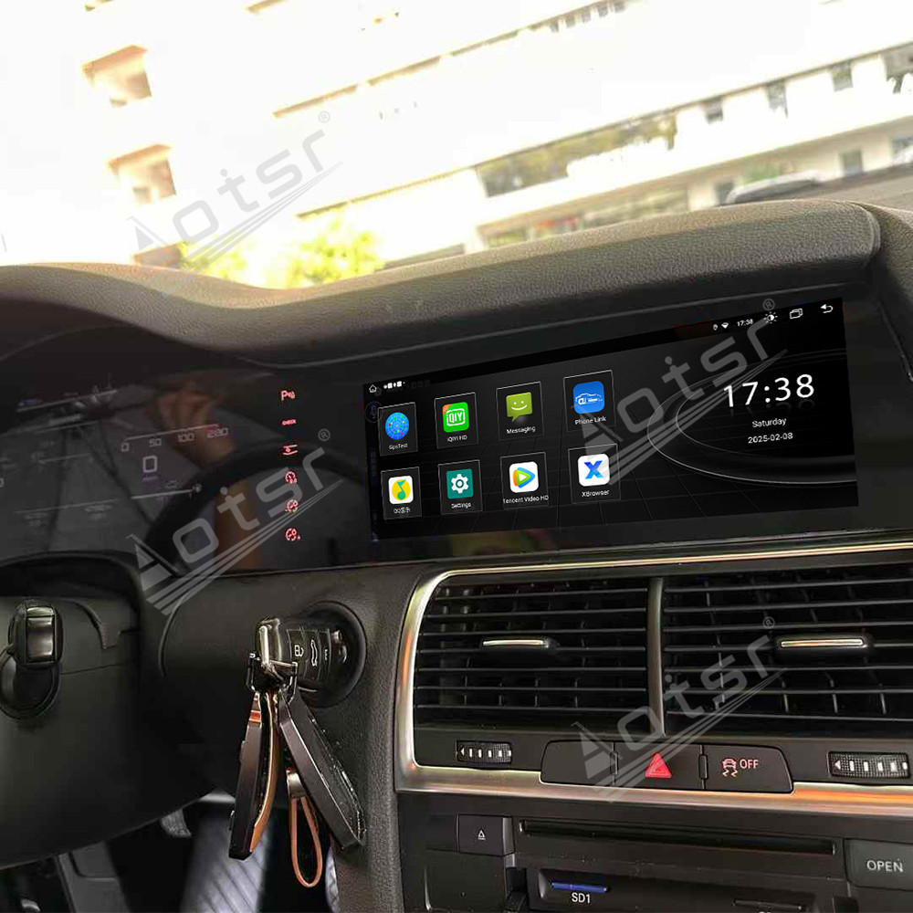 Android Auto Stereo Multimedia Player + Digital Cluster For Audi Q7 2006-2015 Dual Screen Car Radio Carplay GPS Navigation DSP