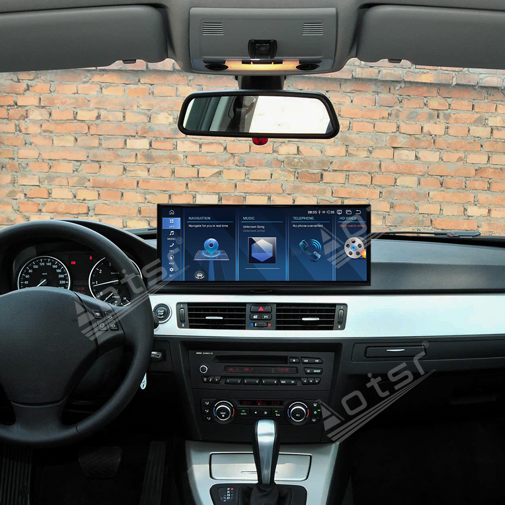 Aotsr 15.8 inch Android 14 Car Radio for BMW 3 Series 2005-2012 Wirless Carplay GPS Navigation Screen Upgrade Multimedia Player（E90）