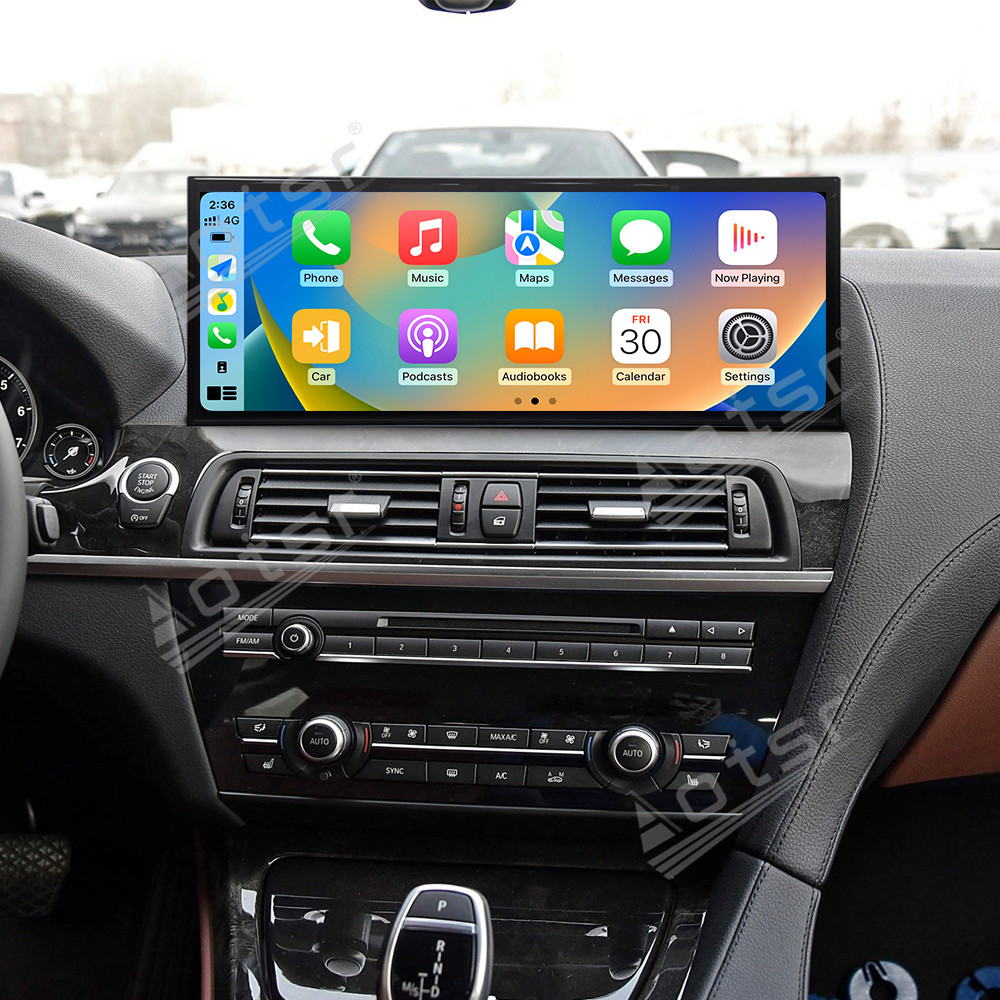 Aotsr 15.8 inch Android 14 Car Radio for BMW 6 Series F06/F12 2013-2017 NBT Wirless Carplay GPS Navigation Screen Upgrade Multimedia Player