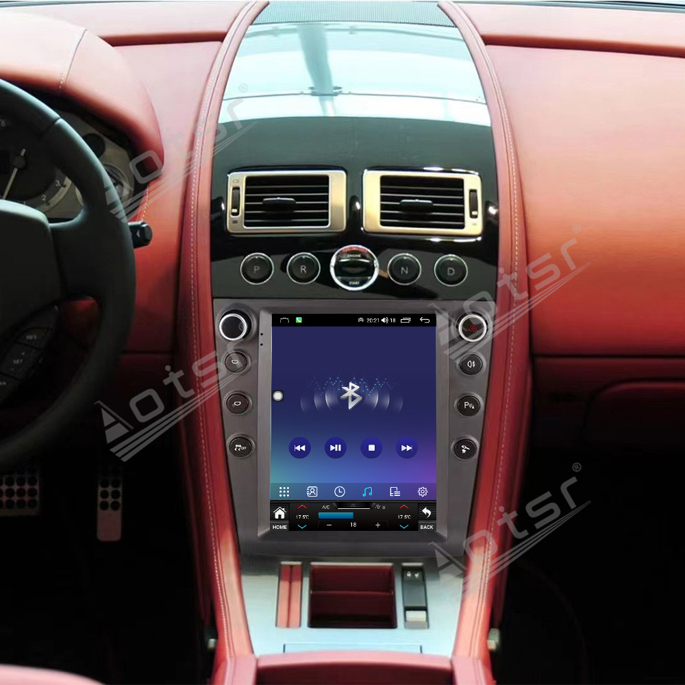 Aotsr AI Voice Multimedia Stereo Androi For Aston Martin 2005-2015 GPS Navigation Car Radio Carplay Smart Touch Mirror Link Head Unit