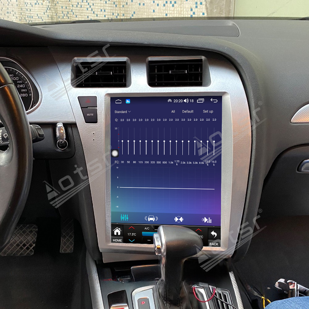 Aotsr Android 15 for Audi A4L 2009-2012 12.1 inch Car Radio Multimedia Player Head Unit GPS Navigation Stereo Screen Audio Carplay