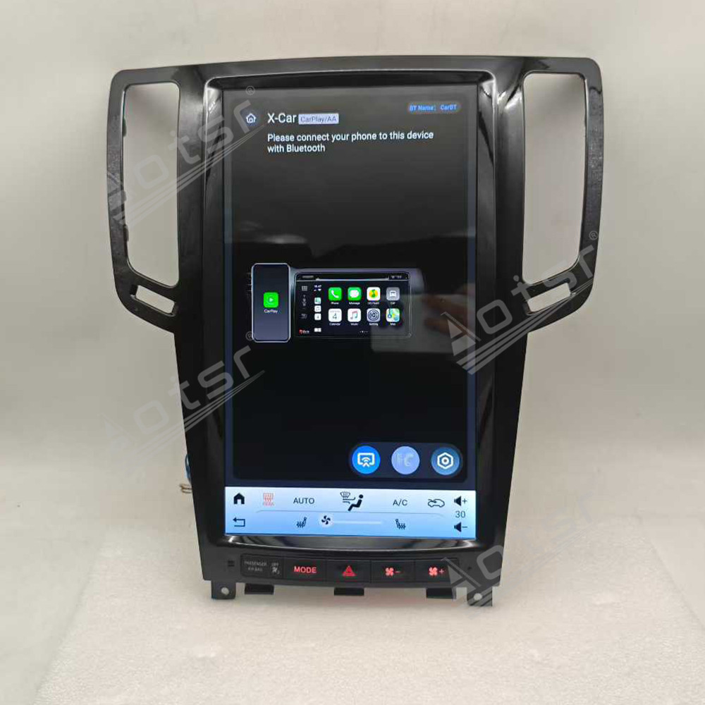 Aotsr 13.8 inch Car Radio Android 14.0 CarPlay for Infiniti G25/G35/G37 2003-2015 Multimedia Player GPS Navigation 4G WiFi DSP Stereo Bluetooth