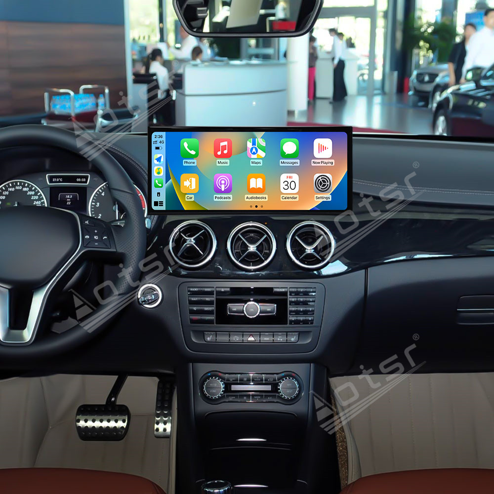 Qualcomm 15.8 inch Car Radio Android 14 For Mercedes Benz B Class W246  Car Carplay Auto Stereo GPS Navigation IPS Screen BT