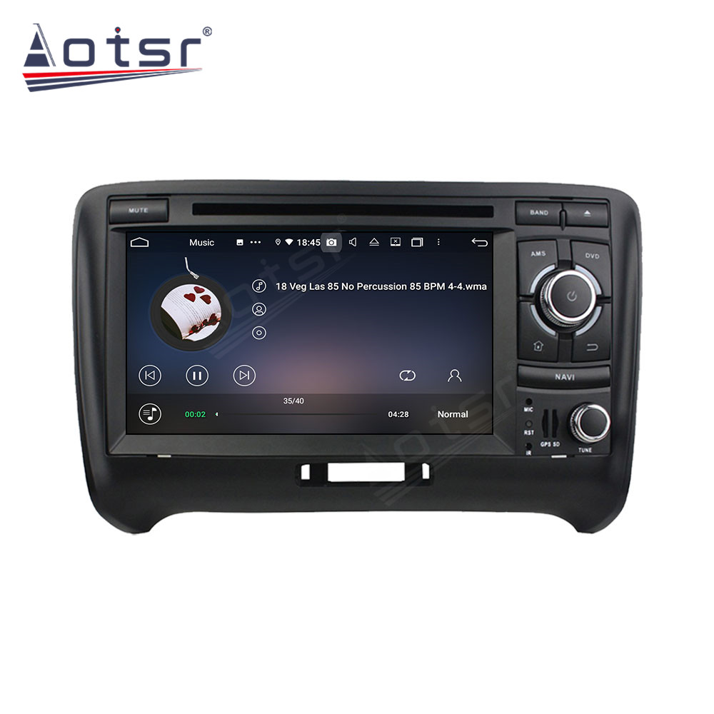 Android 14 For Audi TT 2006-2013 Car Radio Wireless Carplay Auto Player 2din Video AHD Multimedia Stereo DVD Player