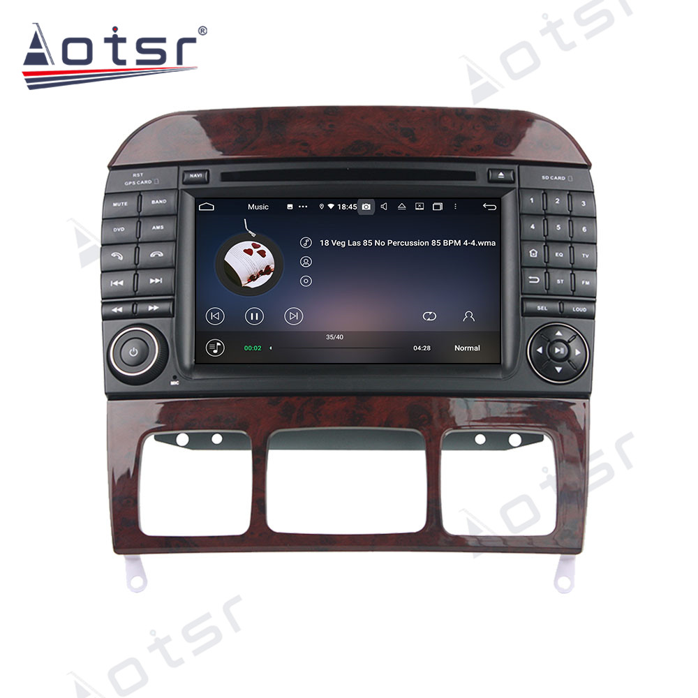Android 14 For Mercedes Benz S Class Car Radio Wireless Carplay Auto Player 2din Video AHD Multimedia Stereo DVD Player