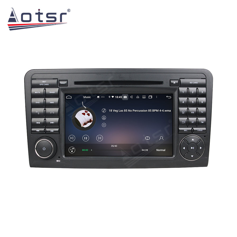 Android 14 For Mercedes Benz ML Class Car Radio Wireless Carplay Auto Player 2din Video AHD Multimedia Stereo DVD Player