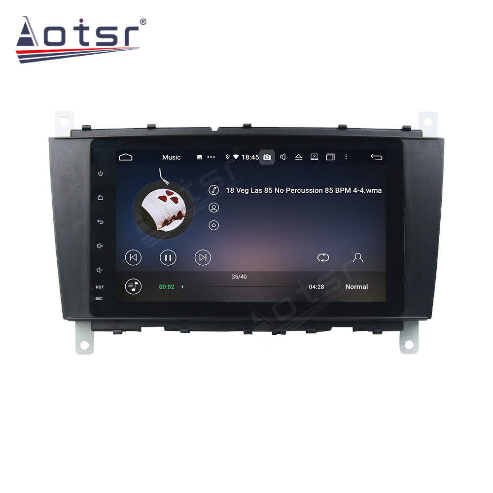 Android 14 For Mercedes Benz C Class Car Radio Wireless Carplay Auto Player 2din Video AHD Multimedia Stereo DVD Player