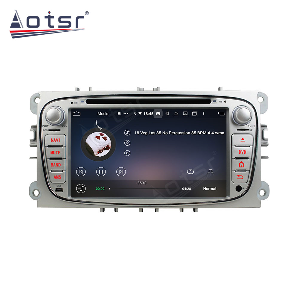 Android 14 For Ford Silver Mondeo 2008-2011 Car Radio Wireless Carplay Auto Player 2din Video AHD Multimedia Stereo DVD Player
