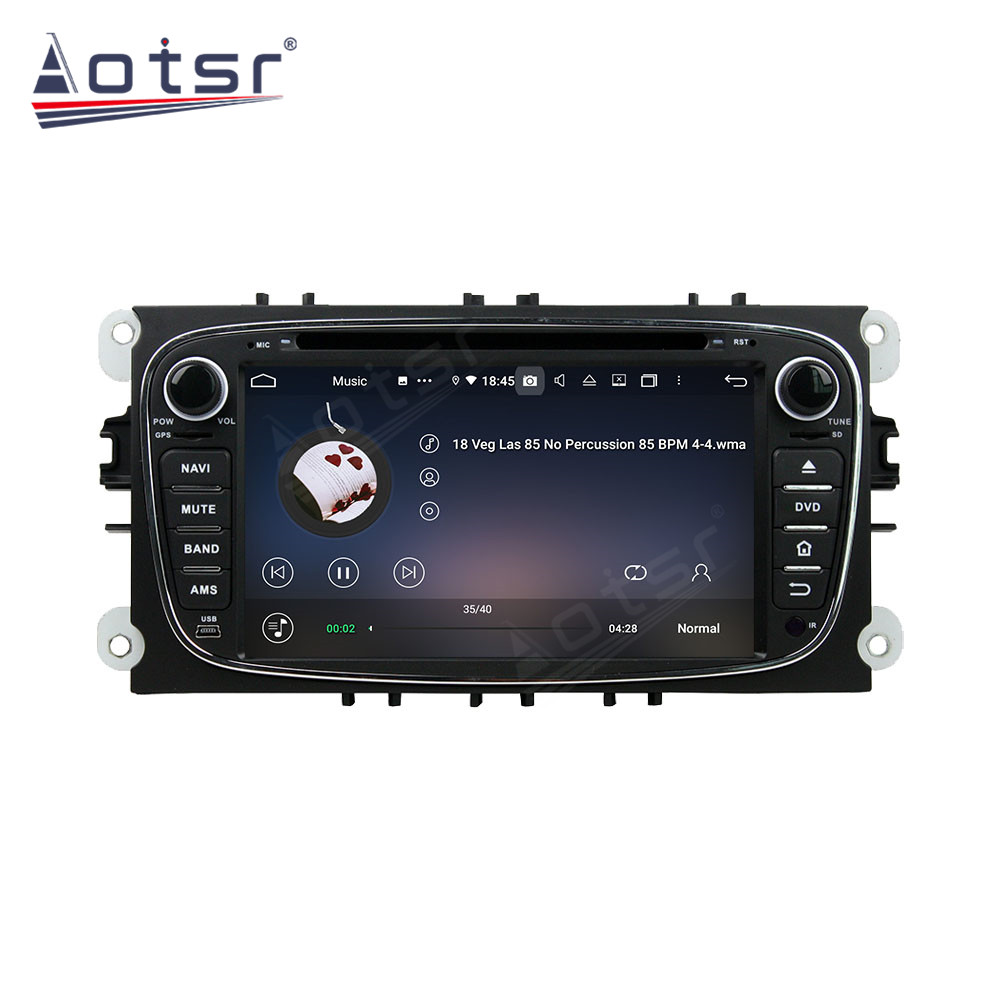 Android 14 For Ford Black Mondeo 2008-2011 Car Radio Wireless Carplay Auto Player 2din Video AHD Multimedia Stereo DVD Player