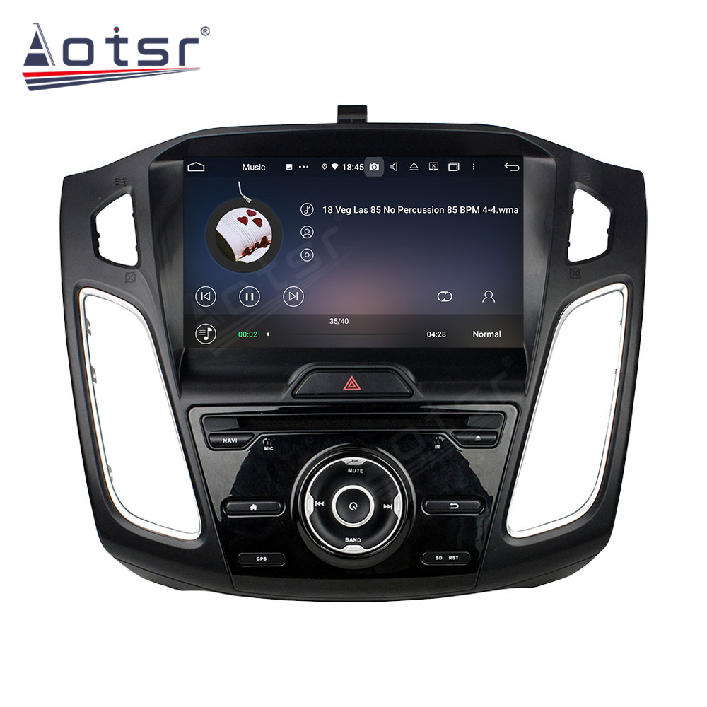Android 14 For Ford Focus 2015-2018 Car Radio Wireless Carplay Auto Player 2din Video AHD Multimedia Stereo DVD Player