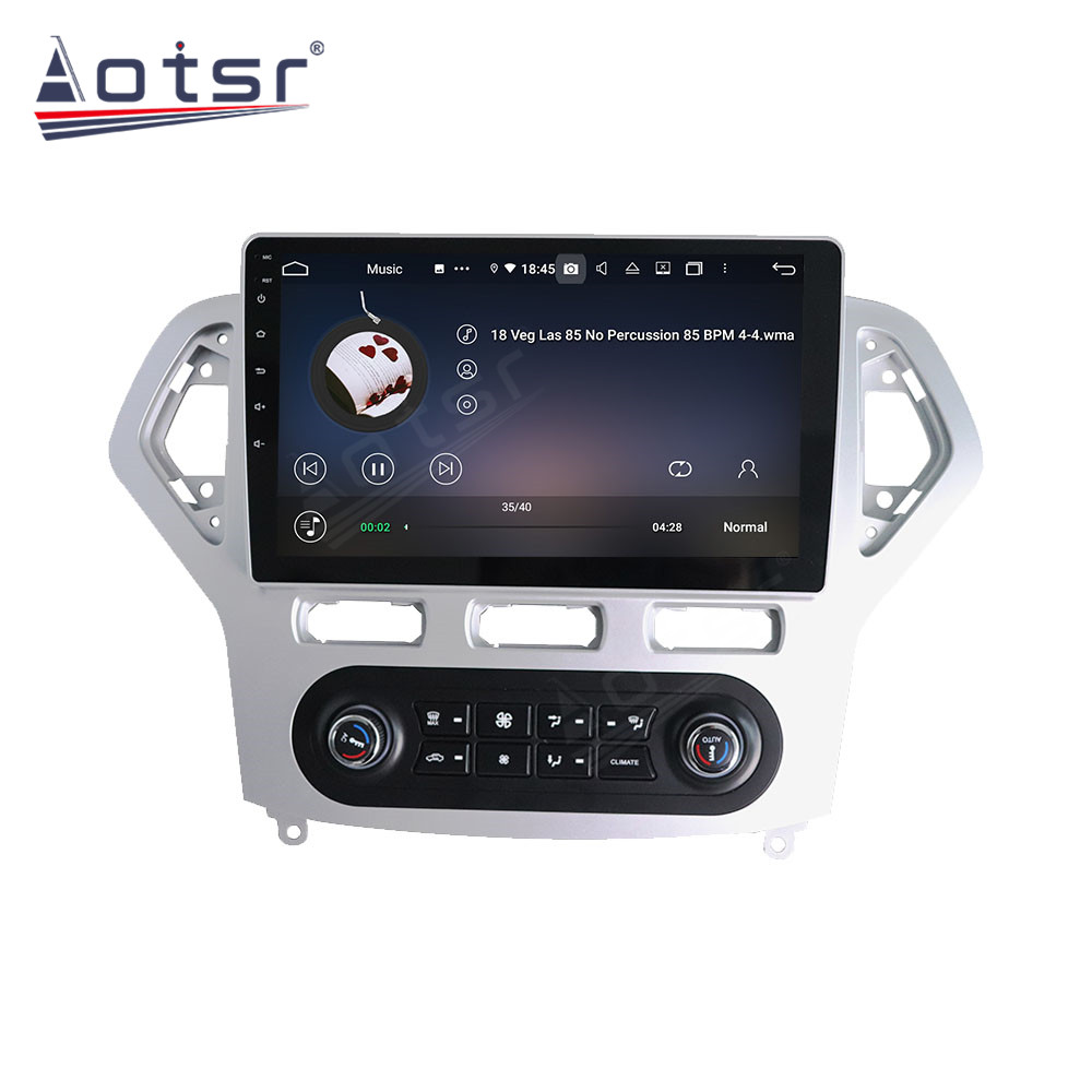 Android 14 For Ford Mondeo AT 2007-2010 Car Radio Wireless Carplay Auto Player 2din Video AHD Multimedia Stereo DVD Player