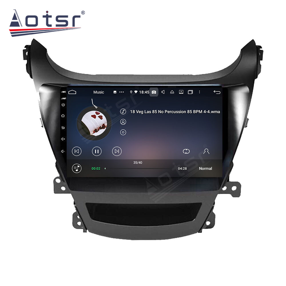 Android 14 For Hyundai C Elantra 2011-2013 Car Radio Wireless Carplay Auto Player 2din Video AHD Multimedia Stereo DVD Player