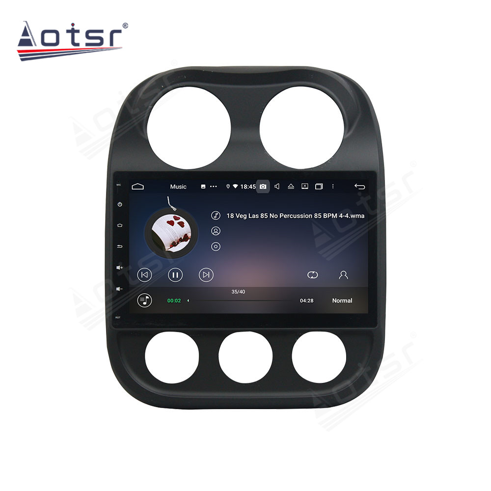 Android 14 For Jeep Compass 2014-2015 Car Radio Wireless Carplay Auto Player 2din Video AHD Multimedia Stereo DVD Player