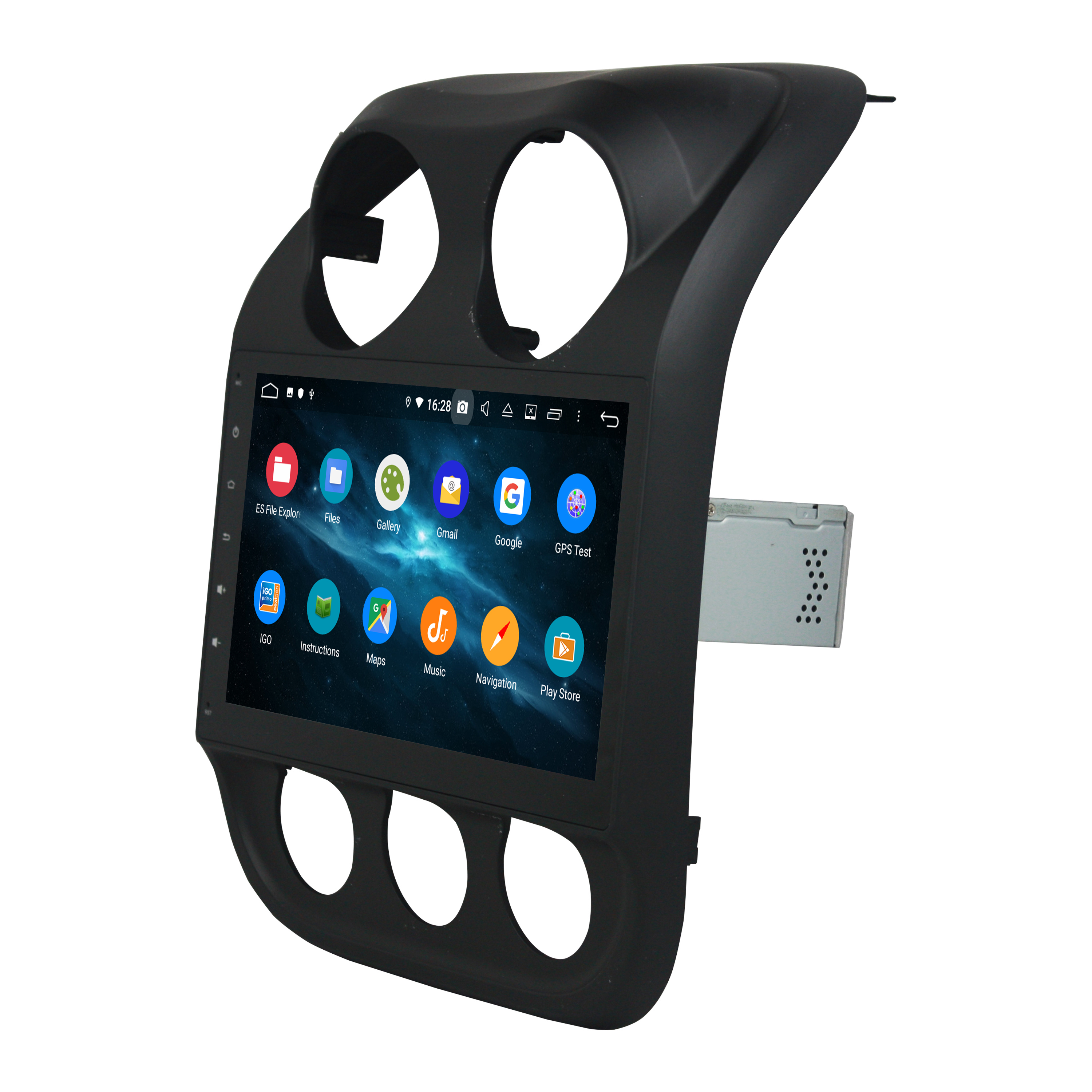 Android 14 For Jeep Compass 2014-2015 Car Radio Wireless Carplay Auto Player 2din Video AHD Multimedia Stereo DVD Player