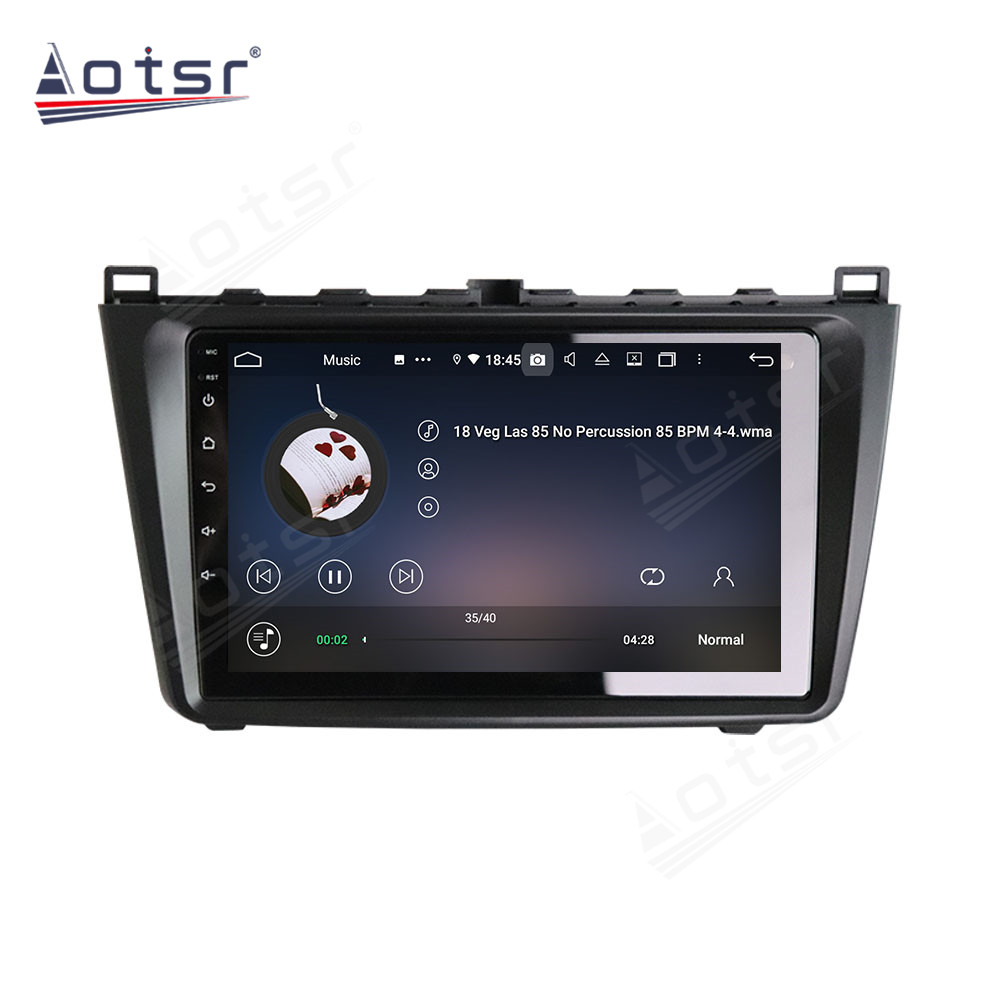 Android 14 For Mazda 6 2008-2012 Car Radio Wireless Carplay Auto Player 2din Video AHD Multimedia Stereo DVD Player