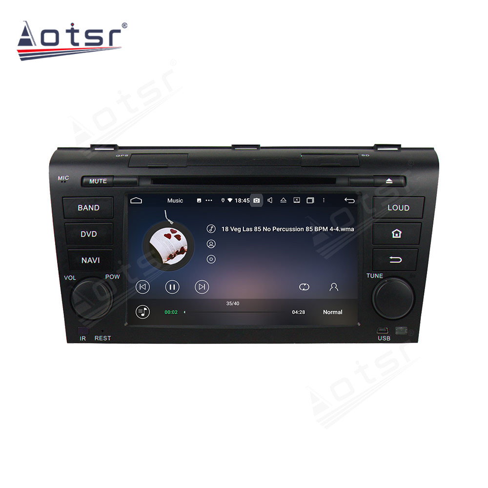 Android 14 For Mazda 3 2004-2009 Car Radio Wireless Carplay Auto Player 2din Video AHD Multimedia Stereo DVD Player