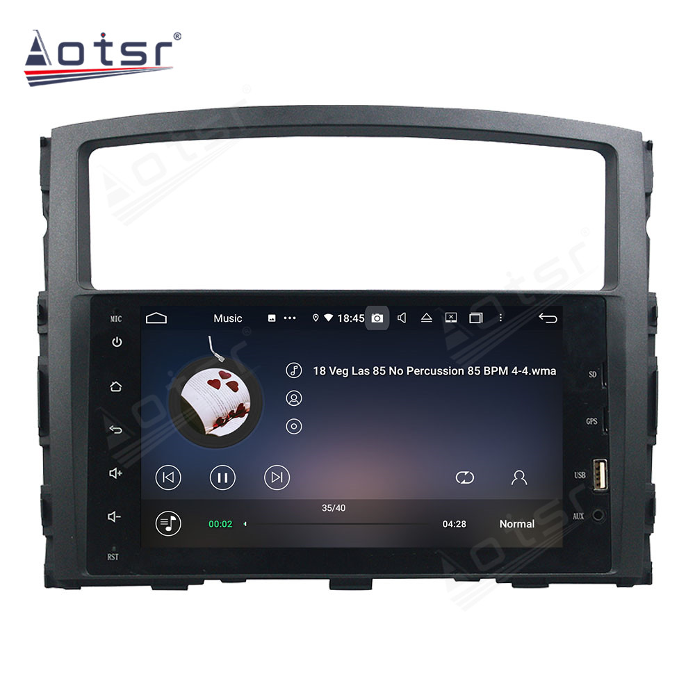 Android 14 For Mitsubishi  Pajero Car Radio Wireless Carplay Auto Player 2din Video AHD Multimedia Stereo DVD Player