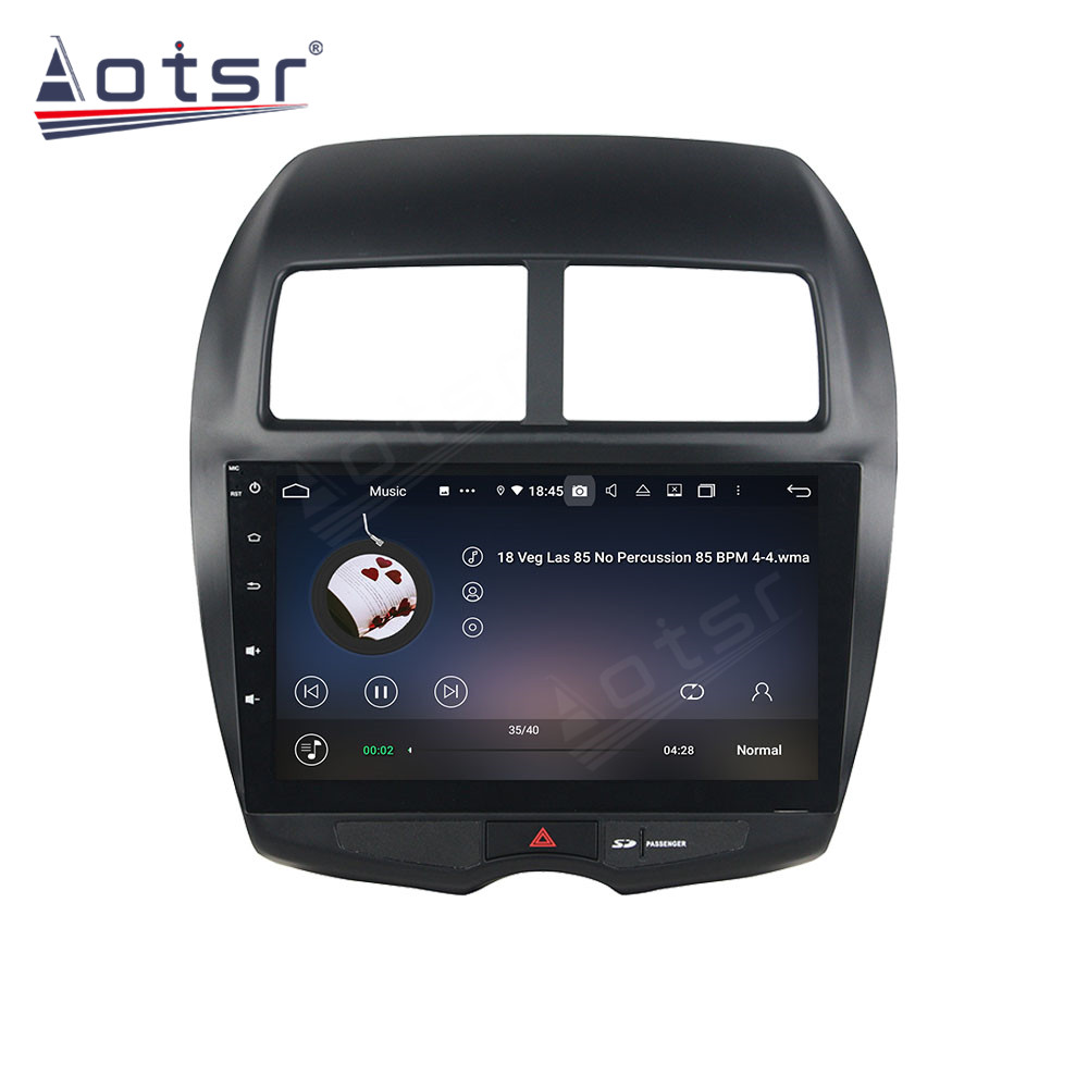 Android 14 For Mitsubishi Asx 2010-2012 Car Radio Wireless Carplay Auto Player 2din Video AHD Multimedia Stereo DVD Player