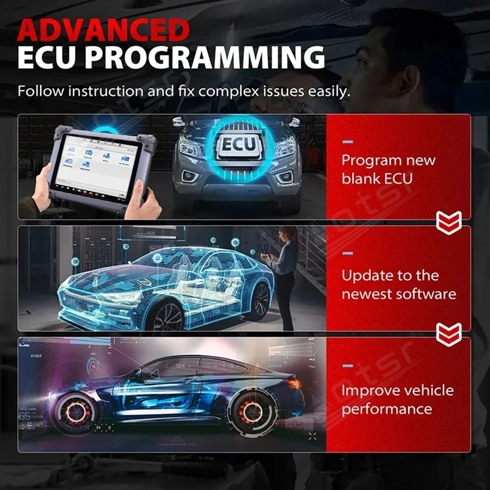 Aotsr for Autel Elite II Pro Scanner 2024 New Diagnostic Tools J2534 Reprogramming Tool ECU Coding Auto Scanner