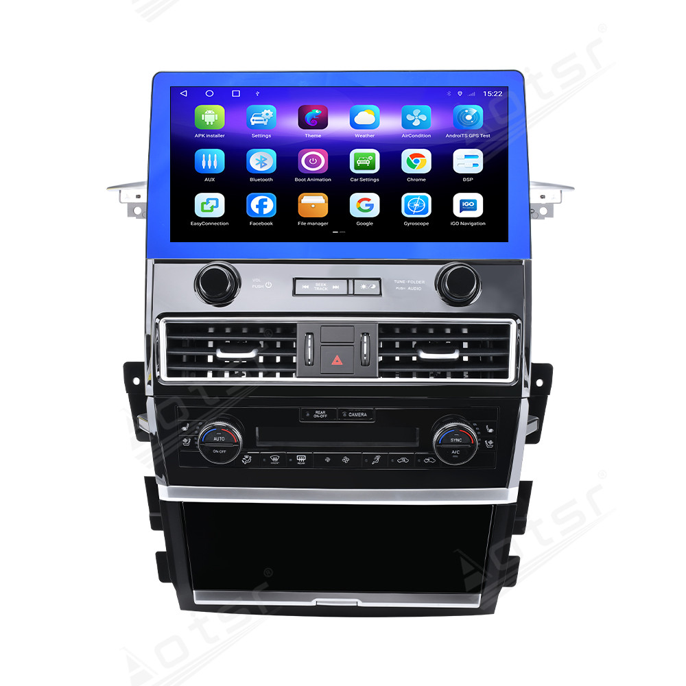 Aotsr 12.3/13.1 inches Nissan Amada Patrol Y62 2010-2021 Car GPS Navigation Radio Multimedia screen