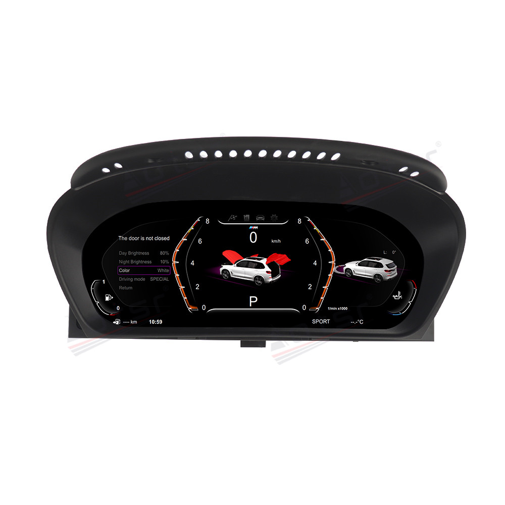 LCD Digital Virtual Cockpit Cluster For BMW X5 E70 X6 E71 2006-2013 Car Multimedia Player Dashboard Speed Meter Screen