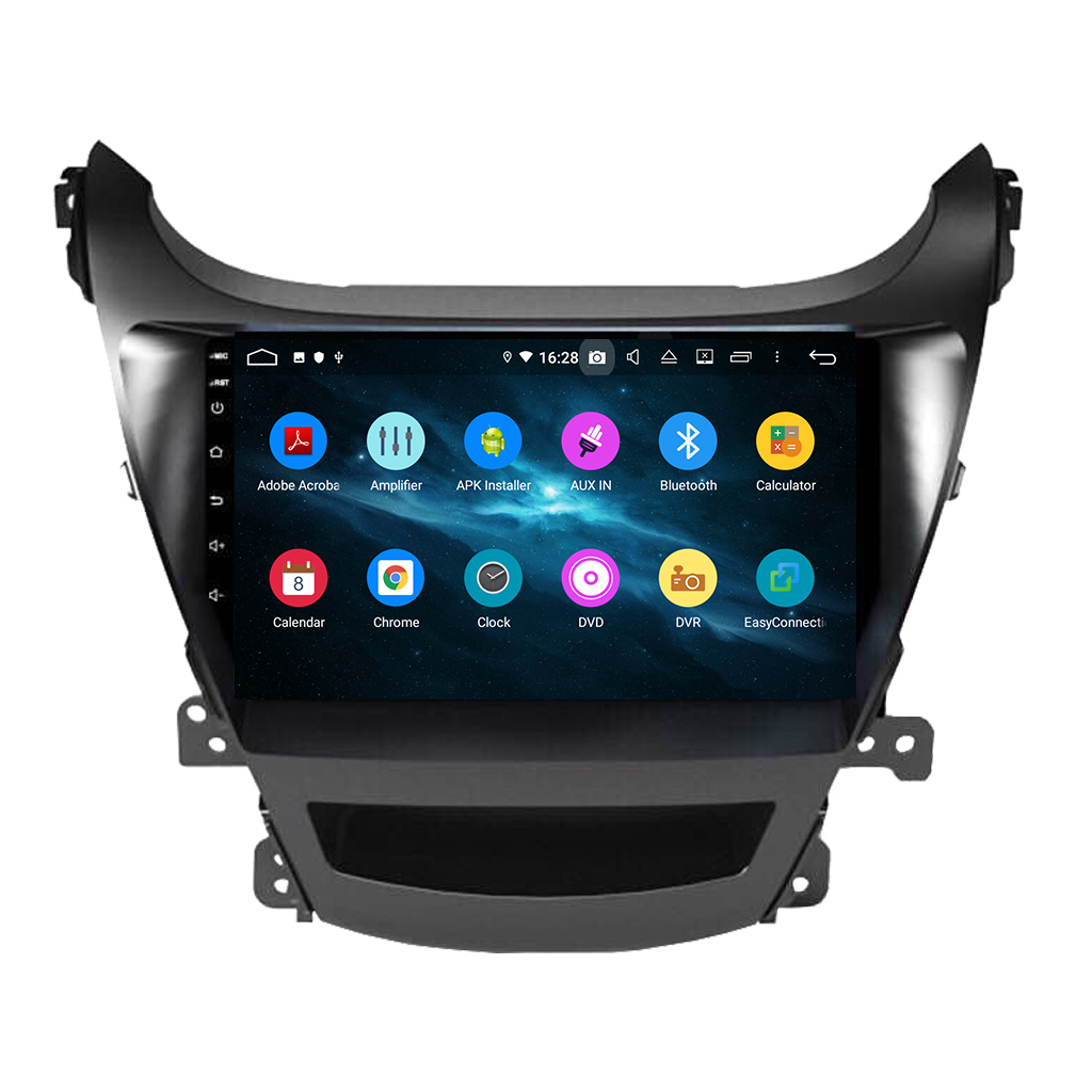 Android 14 For Hyundai C Elantra 2011-2013 Car Radio Wireless Carplay Auto Player 2din Video AHD Multimedia Stereo DVD Player