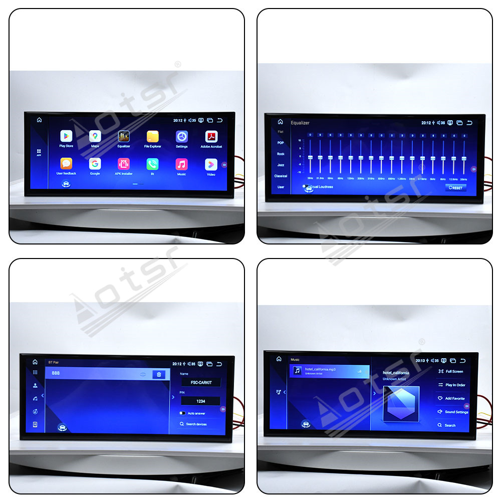 Aotsr 15.8 inch Android 14 Car Radio for BMW 5 Series G30 2017-2018 Wirless Carplay GPS Navigation Screen Upgrade Multimedia Player