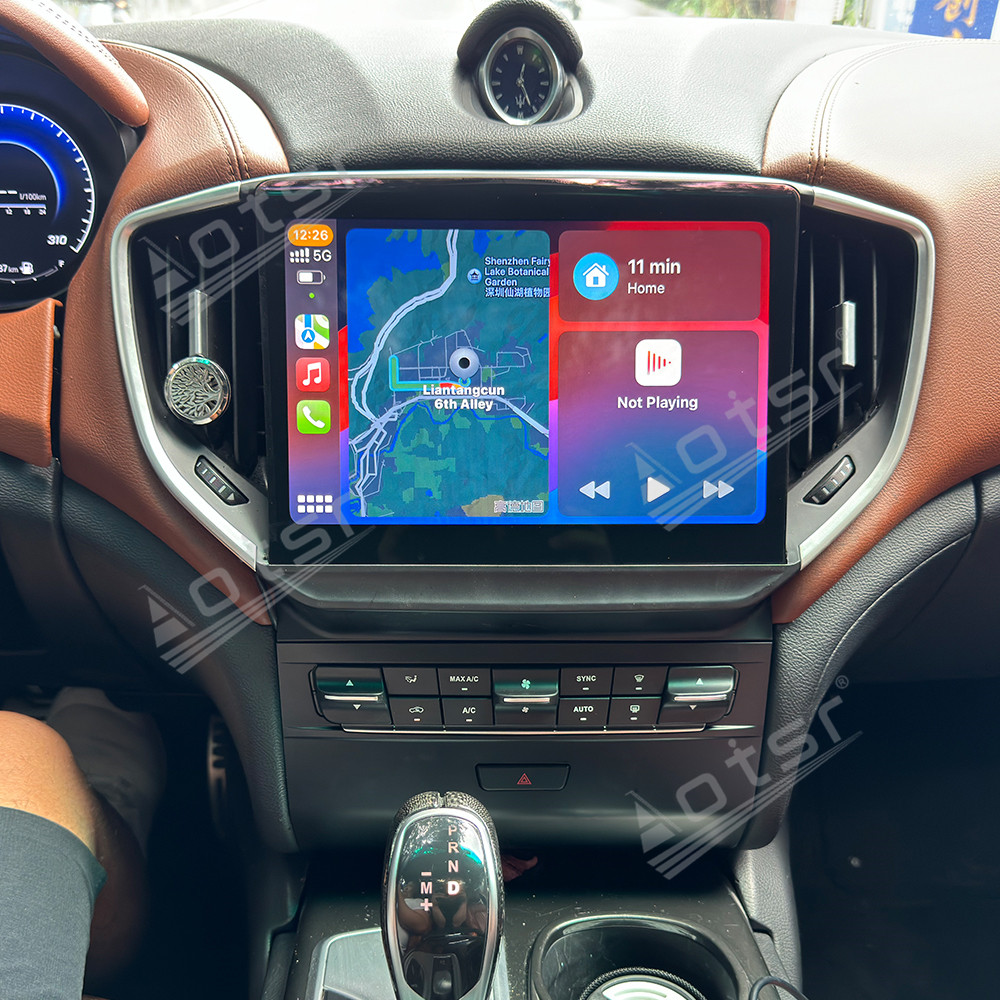 Aotsr Compatible with Maserati Ghibli 2014-2016 10.26 inch car radio, Android 13 GPS, lossless installation head unit