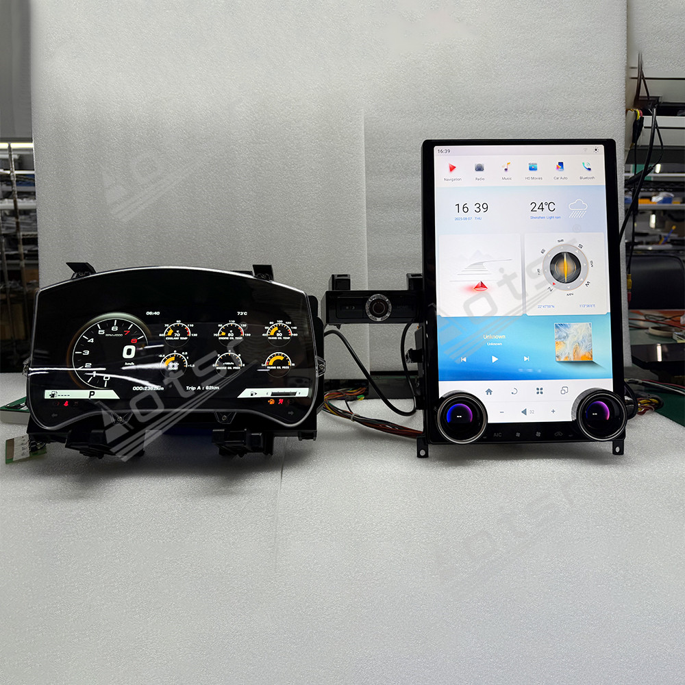 Aotsr for Nissan Skyline GTR R35 2007-2024 Android LCD instrument panel + car radio multimedia player head unit stereo GPS navigation