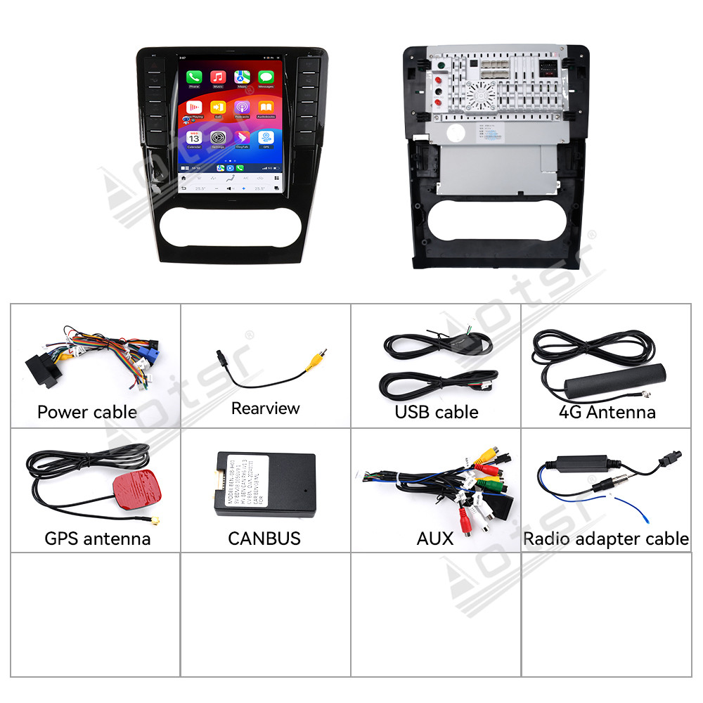 Aotsr 9.7 inch Car Radio For Mercedes-Benz GL ML W164 X164 2005-2011 Android 14 Radio Tesla Car Multimedia Player GPS Navi Head Unit