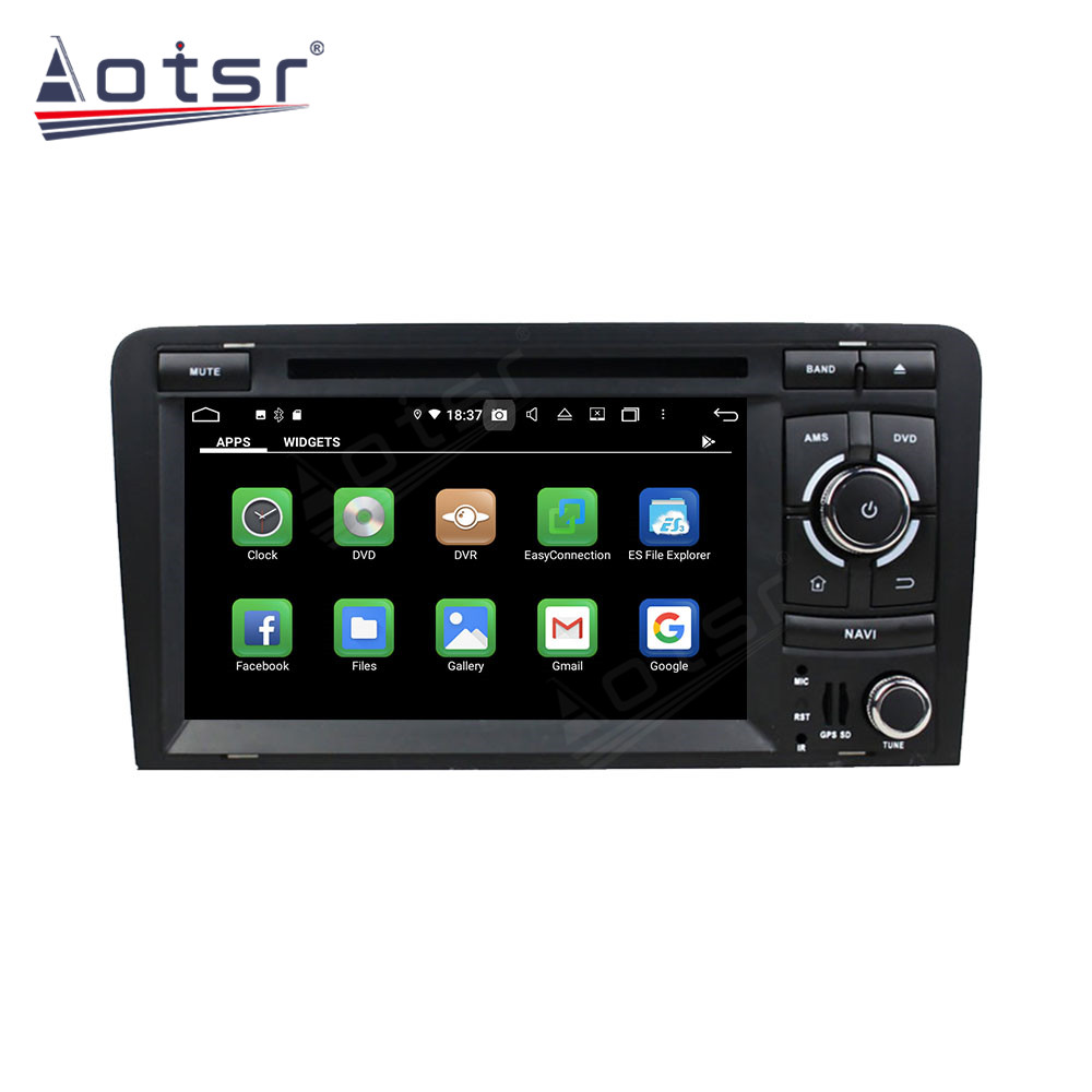 Android 14 For Audi A3 2003-2013 Car Radio Wireless Carplay Auto Player 2din Video AHD Multimedia Stereo DVD Player