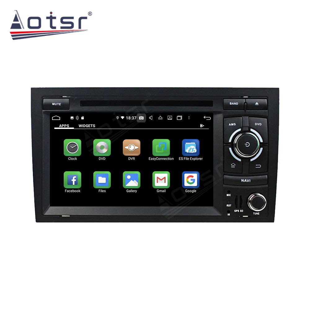 Android 14 For Audi A4 2002-2008 Car Radio Wireless Carplay Auto Player 2din Video AHD Multimedia Stereo DVD Player