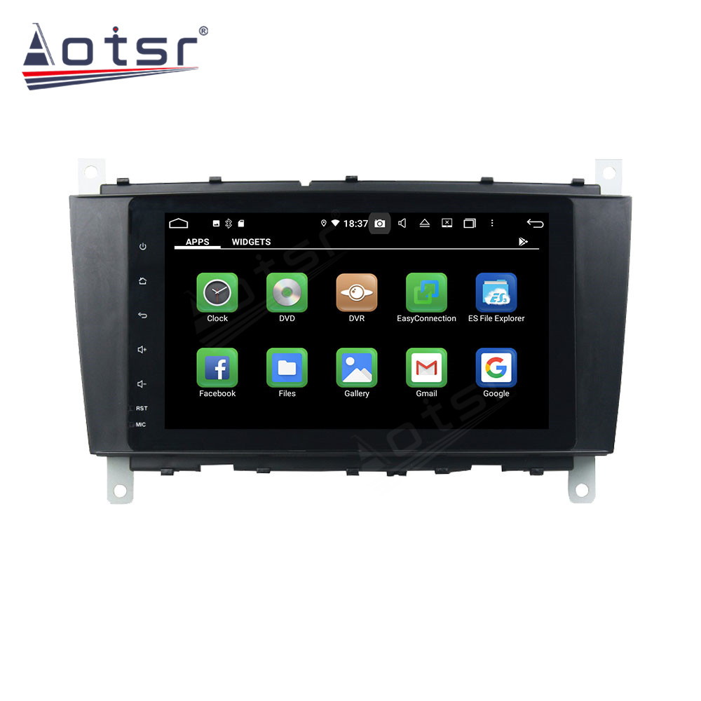 Android 14 For Mercedes Benz C Class Car Radio Wireless Carplay Auto Player 2din Video AHD Multimedia Stereo DVD Player