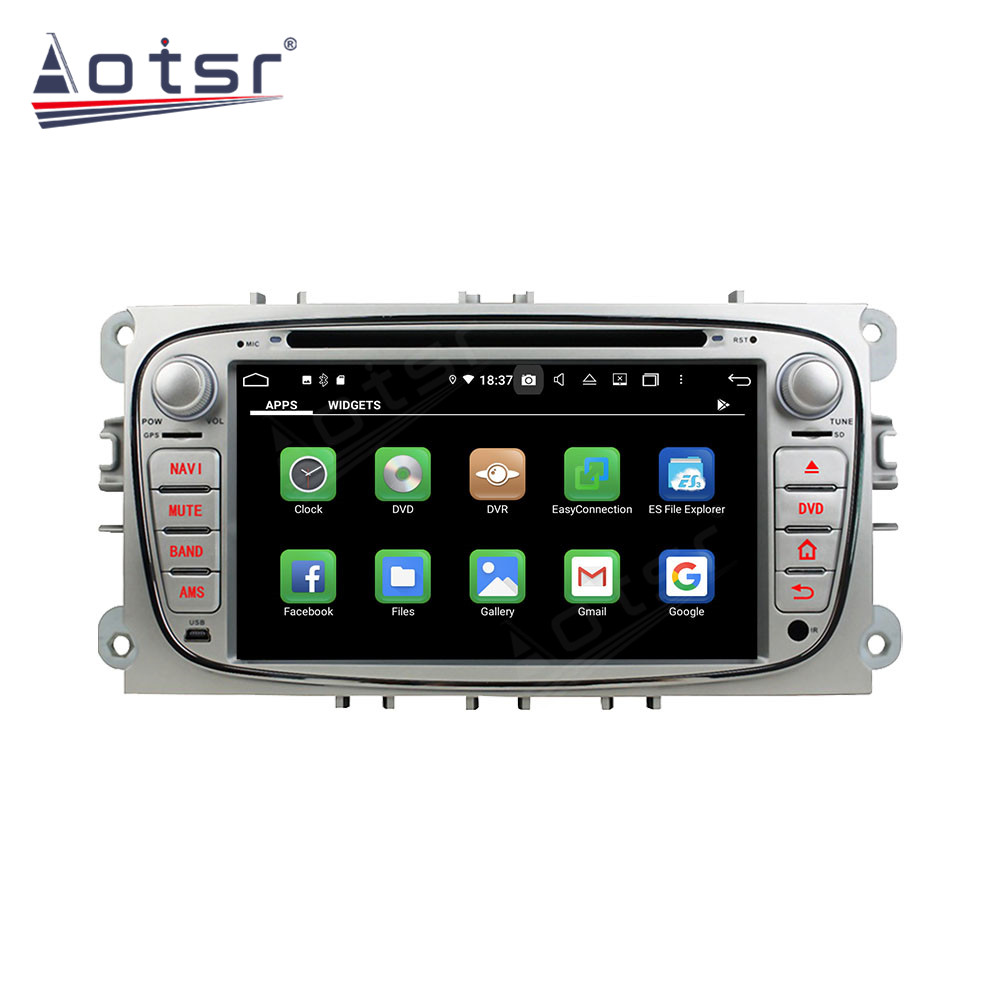 Android 14 For Ford Silver Mondeo 2008-2011 Car Radio Wireless Carplay Auto Player 2din Video AHD Multimedia Stereo DVD Player
