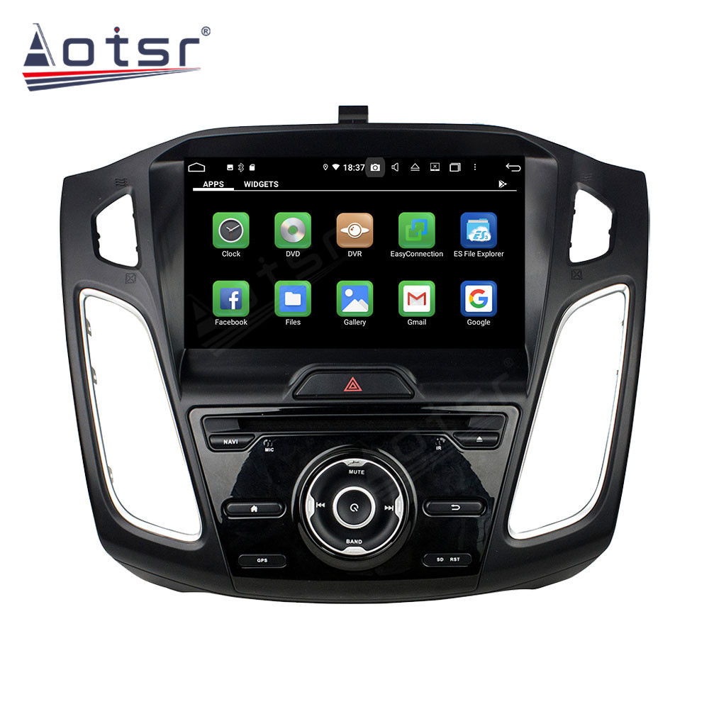 Android 14 For Ford Focus 2015-2018 Car Radio Wireless Carplay Auto Player 2din Video AHD Multimedia Stereo DVD Player