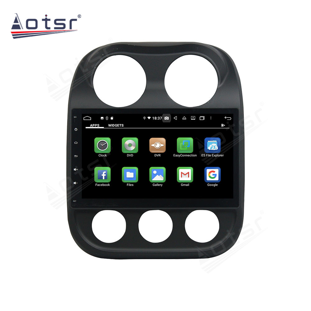 Android 14 For Jeep Compass 2014-2015 Car Radio Wireless Carplay Auto Player 2din Video AHD Multimedia Stereo DVD Player