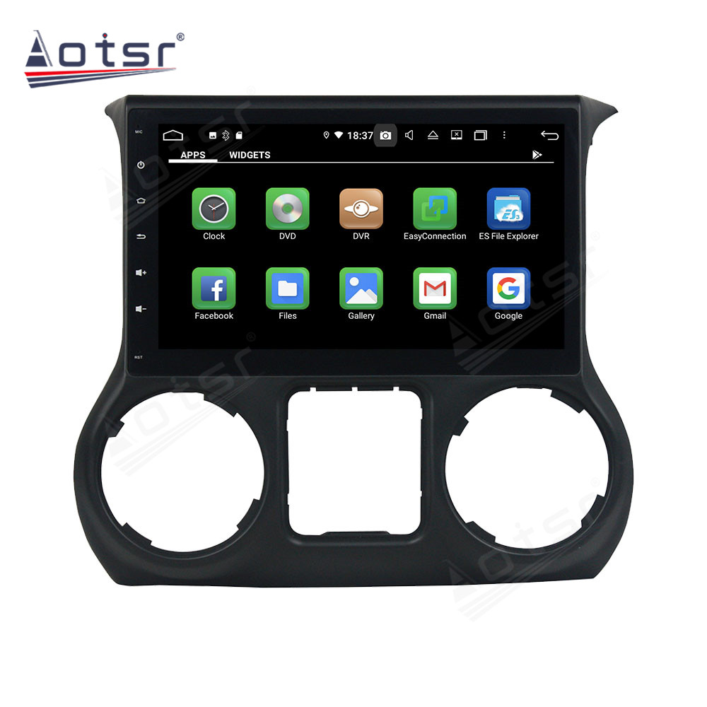 Android 14 For Jeep Wrangler Car Radio Wireless Carplay Auto Player 2din Video AHD Multimedia Stereo DVD Player