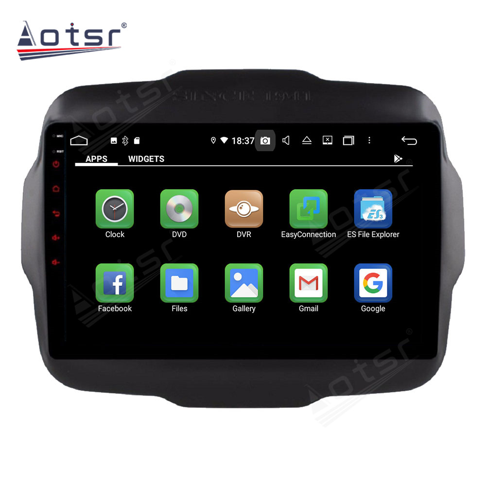 Android 14 For Jeep Renegade 2016 Car Radio Wireless Carplay Auto Player 2din Video AHD Multimedia Stereo DVD Player