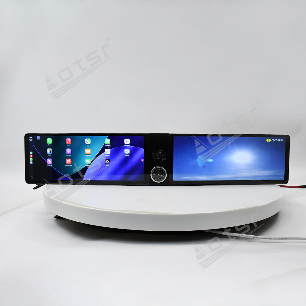 Aotsr Dual 12.3 inch For Toyota Camry 2007-2011 GPS Navigation Android 13 Car Radio CarPlay Multimedia Player Head Stereo Unit HD Screen