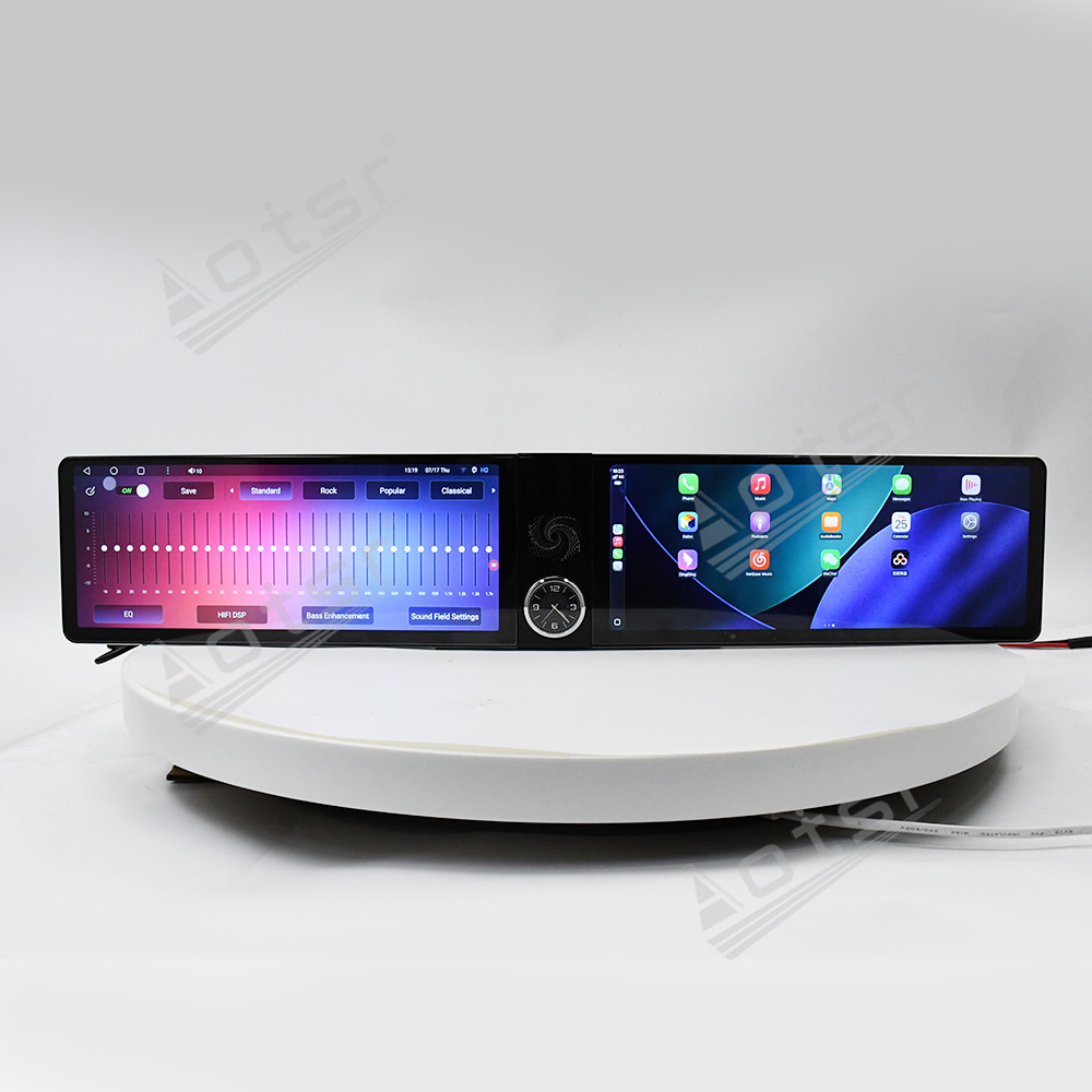 Aotsr Dual 12.3 inch For Toyota Camry 2007-2011 GPS Navigation Android 13 Car Radio CarPlay Multimedia Player Head Stereo Unit HD Screen