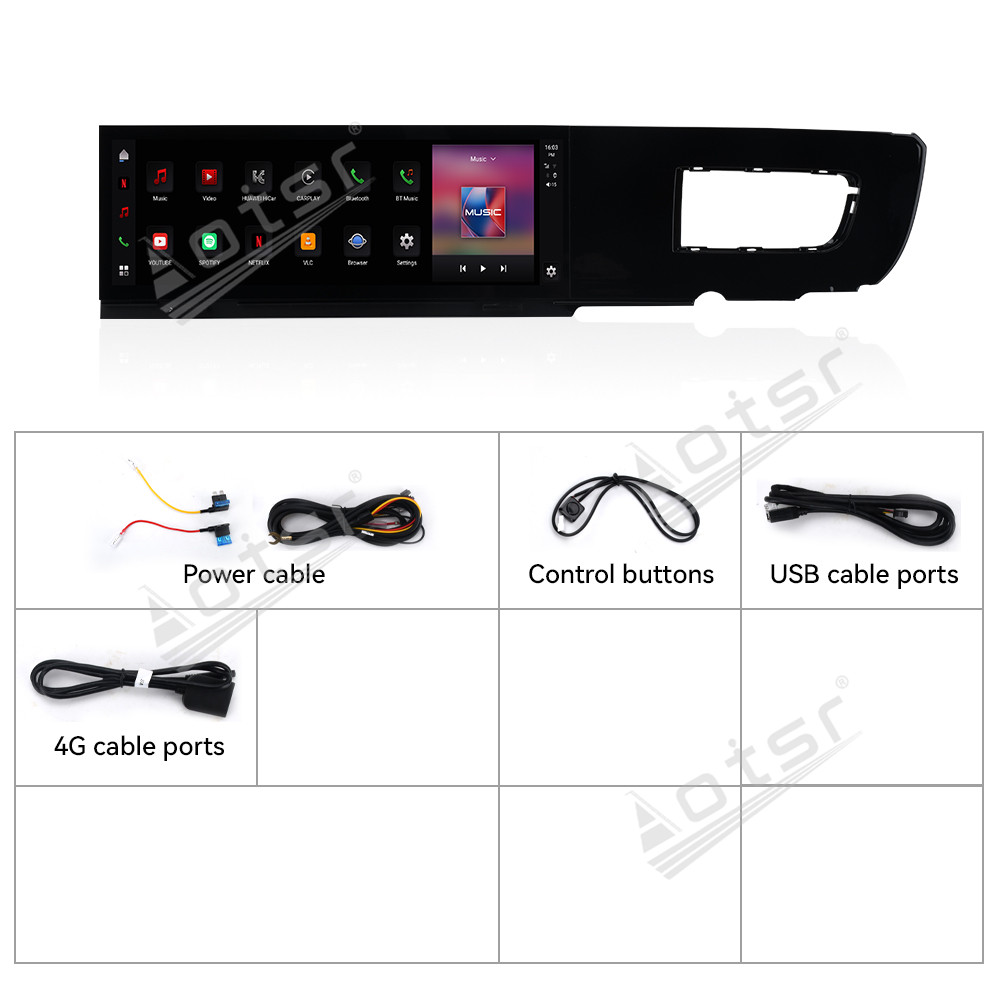 Android 13.0 GPS Navigation Carplay For Porsche Taycan 2019-2025 Car Radio Passenger Co-pilot Screen Multimedia Player Head Unit