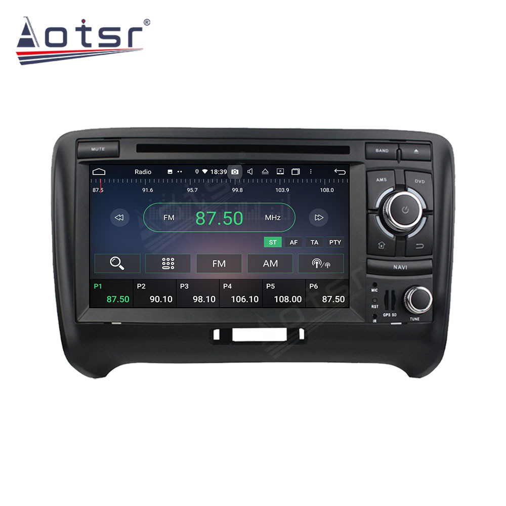 Android 14 For Audi TT 2006-2013 Car Radio Wireless Carplay Auto Player 2din Video AHD Multimedia Stereo DVD Player