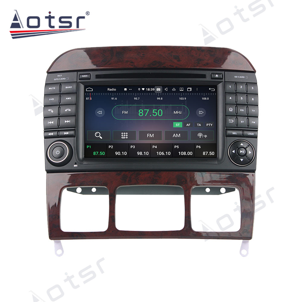 Android 14 For Mercedes Benz S Class Car Radio Wireless Carplay Auto Player 2din Video AHD Multimedia Stereo DVD Player