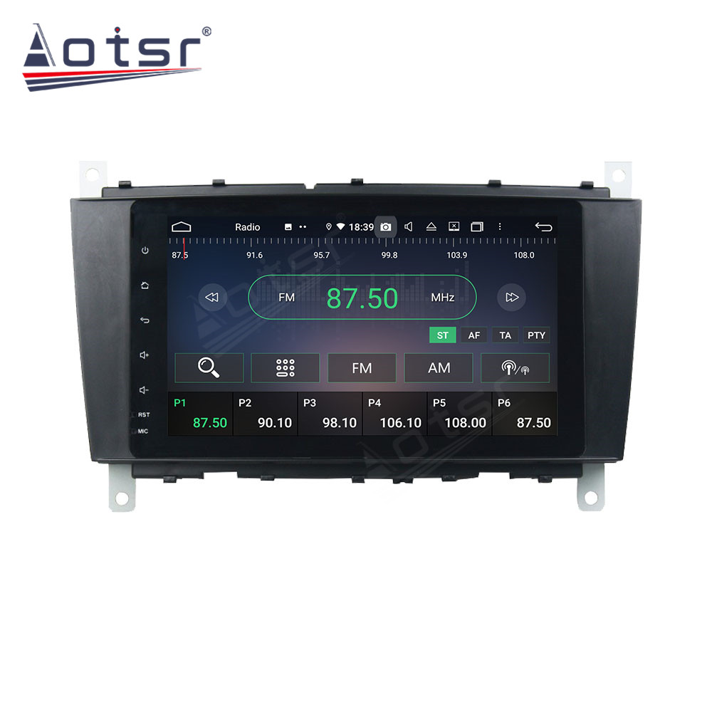 Android 14 For Mercedes Benz C Class Car Radio Wireless Carplay Auto Player 2din Video AHD Multimedia Stereo DVD Player