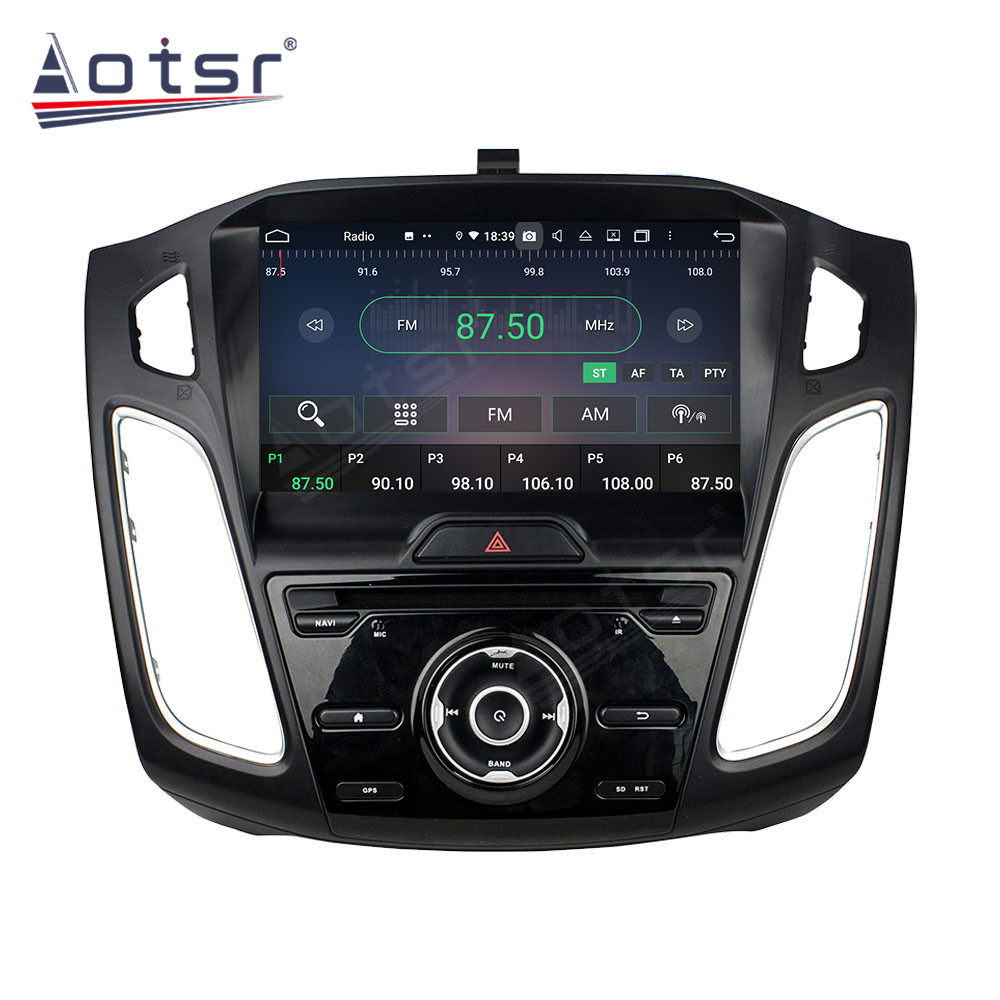 Android 14 For Ford Focus 2015-2018 Car Radio Wireless Carplay Auto Player 2din Video AHD Multimedia Stereo DVD Player