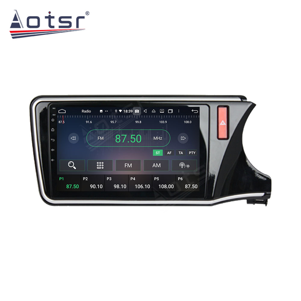 Android 14 For Honda City Car Radio Wireless Carplay Auto Player 2din Video AHD Multimedia Stereo DVD Player