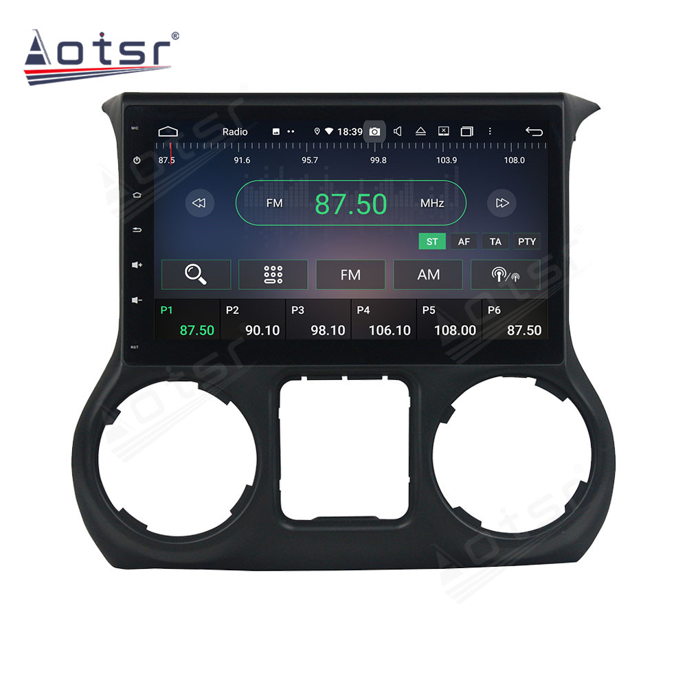 Android 14 For Jeep Wrangler Car Radio Wireless Carplay Auto Player 2din Video AHD Multimedia Stereo DVD Player