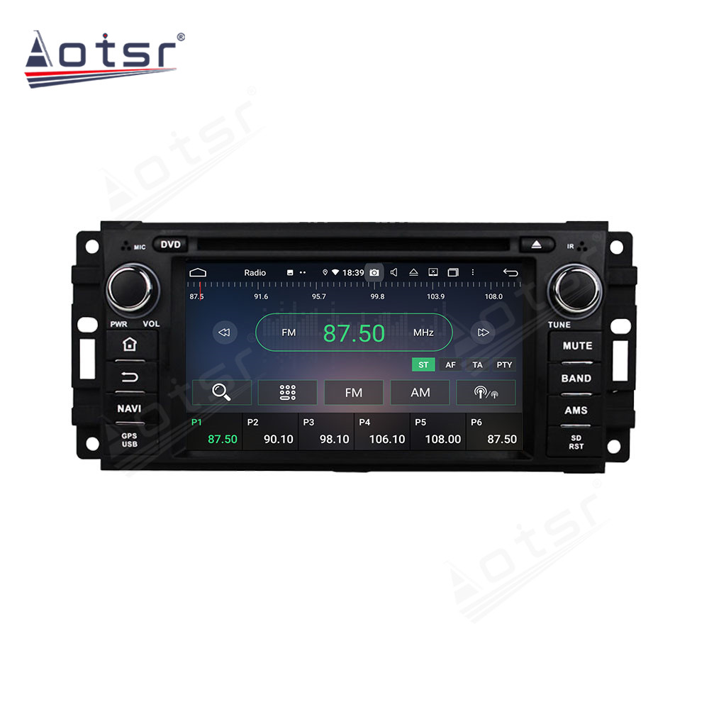 Android 14 For Jeep Universal Car Radio Wireless Carplay Auto Player 2din Video AHD Multimedia Stereo DVD Player