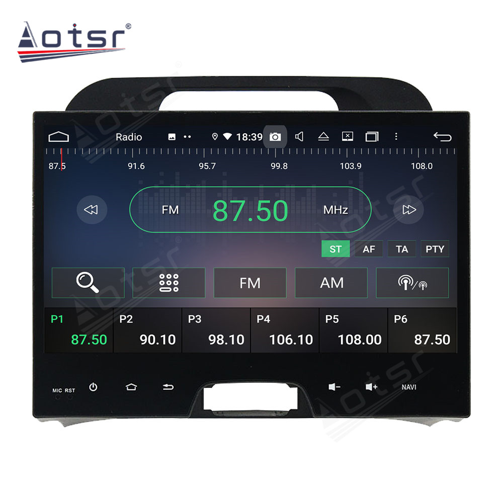 Android 14 For Sportage 2010-2012 Car Radio Wireless Carplay Auto Player 2din Video AHD Multimedia Stereo DVD Player